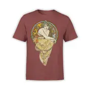 Unisex Alphonse Mucha T-Shirt “Clio 1900”