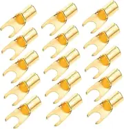 Holibanna 20pcs U-Shaped Car Terminal Blocks Audio Connector Terminal for Subwoofer Amplifier Car Audio Home Theater Easy to Install