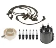 ACDelco Ignition Kit Distributor Rotor Cap Wire Spark Plugs for Chevy GMC 4.3 V6