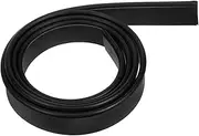 Angoily Squeegee Rubber Wiper Replacement Blades - Cut-to-Size Window Blade, Black Silicone Strip Scrubber for Glass Window Cleaning, Shower Doors - Refill