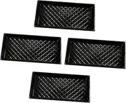 Abaodam 4pcs Plastic Nursery Pot Germination Tray for Indoor Planting Seedling Easy to Use for Home Gardening and Vegetable Sprouting