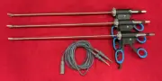 4pc-Laparoscopic Bissinger Bipolar Roby Forceps 5mm With Cable Best Quality