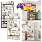 5 Tier Storage Shelf Adjustable Standing Shelf for Kitchen Laundry Pantry Closet