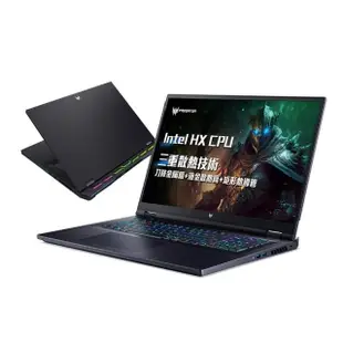 【Acer 宏碁】18吋i9 RTX電競筆電(Predator/PH18-71-91CF/i9-13900HX/32G/2T SSD/RTX4080/W11)