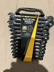 gearwrench ratchet spanners set 12 pieces (black edition)