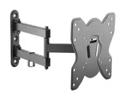 Laser Full Motion TV and Monitor Wall Mount for 23 to 42 Inch Screens - Swivel 180, Tilt 12, VESA Support, Steel
