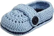 [Jefferies Socks] Crochet Baby Mocs - - Newborn