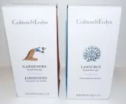 LOVELY NIB PAIR OF CRABTREE & EVELYN LASOURCE & GARDENERS 3.5 OZ HAND THERAPY