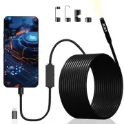 Endoscope Camera with Light, Borescope for Home, 1920P HD Semi-Rigid Snake Ca...