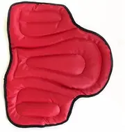 BIENKA Leather Horse Riding Seat Shock Absorbing Memory Foam Saddle Cushion for Outdoor Equestrian Riding Horse Equipment Accessories Leather Whip (Color : Red 1pcs)