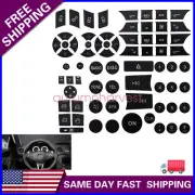 Fits Mercedes 2007-2014 Door Steering AC Window Repair Button Kit Decal Stickers