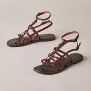 NWT SUNDANCE Calcutta Sandals Chocolate EU 39, US 8.5-9