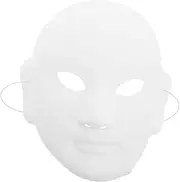 VALICLUD Peking Face Mask: DIY Blank White Paintable Mask For Creative Painting Theater Props And For School Activities