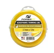 Powerfit 2.7mm x 12m Co Extruded Dimpled Trimmer Line Whipper snipper Refil line