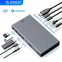 在飛比找樂天市場購物網優惠-Orico thunderbolt 3 dock 外接盒 雷