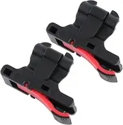 ARTIBETTER Game Controllers Assist Tool Telefono Gatillos Para Celular Telephones Game Aim Key Gaming Chicken-eating Artifact Trigger Game of Phones Game Black Buttons Phone Fire Buttons Red