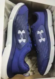 UNDER ARMOUR Women Charged Assert 10 Athletic Shoes Sonar Blue/Purple Sz 9 READ