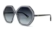 NEW Chloe CH0008SA 003 Sunglasses 58mm Grey Transparent Gray Light Gray Gradient