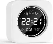Betus Digital Travel Alarm Bedside Clock - Auto Dimmable Backlight Heartbeat