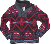 NEW! $135 Polo Ralph Lauren Boys Fleece Pullover Jacket! *Nordic Pattern*