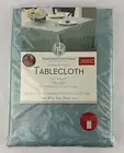 Huntington Home Jacquard Fabric Tablecloth Floral Green 60 X 102 Oblong NEW