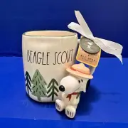 Peanuts x Rae Dunn Snoopy “BEAGLE SCOUT” Ceramic Mug