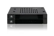 ICY DOCK Dual 2 Bay 2.5” SSD & HDD Dock Tool-Less Hot-Swap SATA / SAS Mobile ...