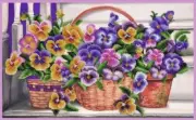 Bead embroidery kit On the step hand embroidery needlework kit