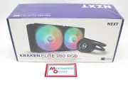 NZXT Kraken Elite 280 RGB 2x140mm AiO Liquid CPU Cooler - Matte Black