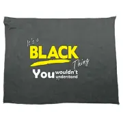 Black V1 Surname Thing - Novelty Tea Towel cleaning cloth Dish Kitchen Gift