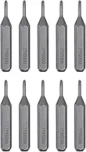 uxcell 10pcs PH0000 Phillips Screwdriver Bit 5/32" Hex Shank 28mm Length S2 Steel Magnetic Cross Head Hex Screw Driver Bits for Electric Manual Screwdrivers Precision Repair