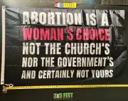 Pro Women Pro Choice Flag FREE USA SHIP Abortion Is A Women Choice USA Sign 3x5'