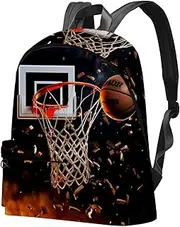 Travel Backpacks for Women,Mens Backpack,Basketball Sport,Backpack, C1oi4mvtwbdv, 17.3x13.7x5.5 in