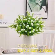 7 Colors Artificial Fake Flower Lotus Home Decor Outdoor UV Protection Floral