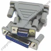 DB25~DB9pin Female~F Jack cable/cord/wire/port/modem Adapter RS232/C Serial {TT