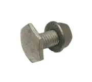 QTY 75 Fascia M10 x 25mm Purlin Bolts With Nuts Galvanised G8.8 HDG