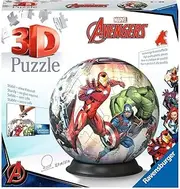 Ravensburger 3D Puzzle 11496 - Puzzle-Ball Avengers - 72 Teile - Puzzle-Ball für Superhelden und Marvel-Fans ab 6 Jahren: Erlebe Puzzeln in der 3. Dimension