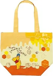 Marushin 2335054300 Disney Winnie The Pooh Honey World Mini Bag, Canvas Fabric, Embroidered Applique