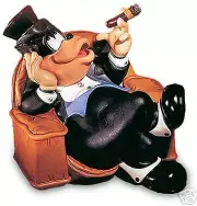 WDCC SYLVESTER MACARONI / BIG PETE Retired MIB COA