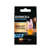 Duracell AA 1.5V Optimum Battery - 4 Pack