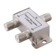 Digital Coax 2-Way Splitter Weather Resistant F-Type Connector by onn