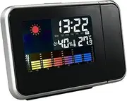 JSEIAJB Home Weather Forecast Temperature and Humidity Meteorological Projection Clock