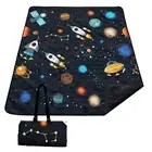 Outer Space Outdoor Picnic Blankets Starry Sky Waterproof Picnic Blankets Out...