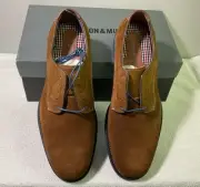 Johnston & Murphy Ellington Suede Tan 20-4370 Size 12M - Brand New!