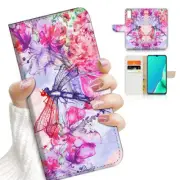 ( For Vivo Y11s ) Flip Case Cover AJ23764 Dragonfly Flower