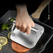 Griddle Stainless Steel Grill Press Burger Smasher