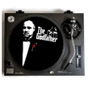The Godfather Turntable Slipmat for Vinyl Records, Movie Soundtrack Brando Mafia