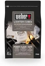 [weber] Barbecue Charcoal Flaming Cubes 22 Pieces