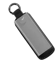 USB Flash Drive Pouch - Anti Lost USB Flash Drive Holder | USB Drive Protection Box, Leather Storage Case with Key Ring for Car Owners