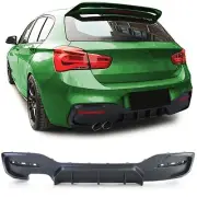 Rear Diffuser Black Matte for BMW F20 F21 15-19/120 125 With M-PACKET